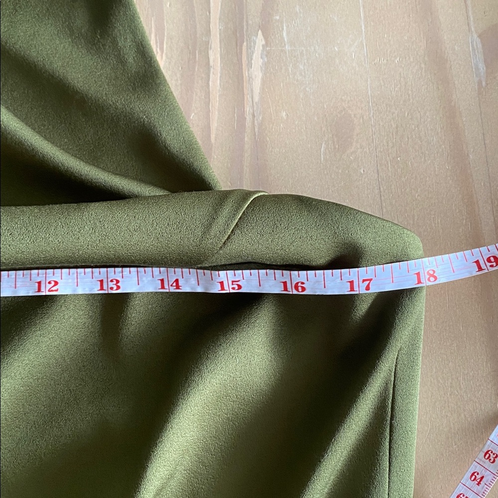 Elliatt Camo Dress Size M Khaki Green Asymmetrical Party Event Cocktail Chic - Picture 10 of 12